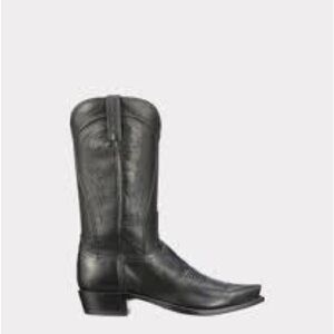 1883 LUCCHESE | Black Soft leather Designer Special Edition Western Cowboy Boots